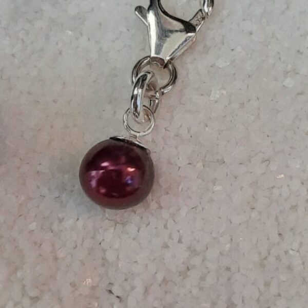 925 silver pearl charms