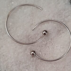 925 silver hoop earrings