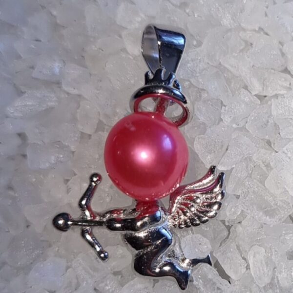 sterling silver pearl pendant oyster