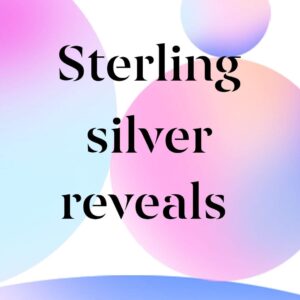 Sterling silver reveal bags